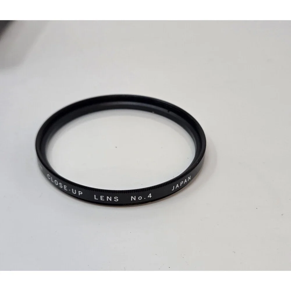 Vivitar 55mm Close-Up Lens Filter Set +1 +2 +4 Macro Japan Case Instructions